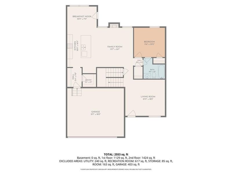 2D floor plan layout of this home in , Auburn, GA (Image 7).