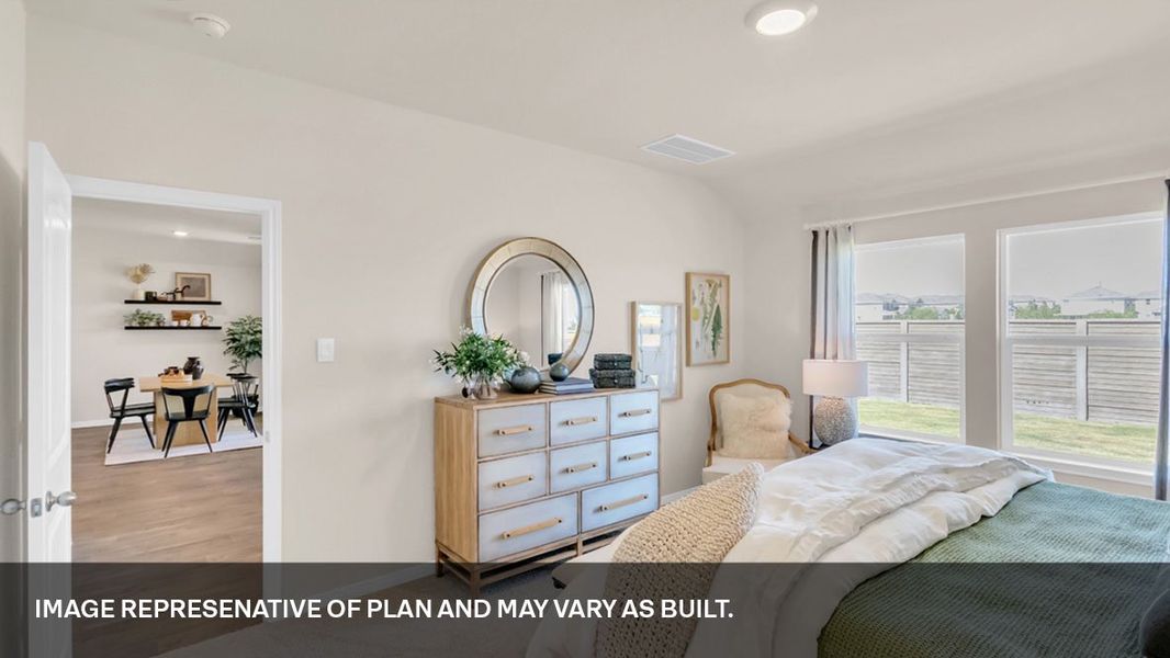 Furnished interior view inside a new home in Bar W Ranch, Leander (Image 24).