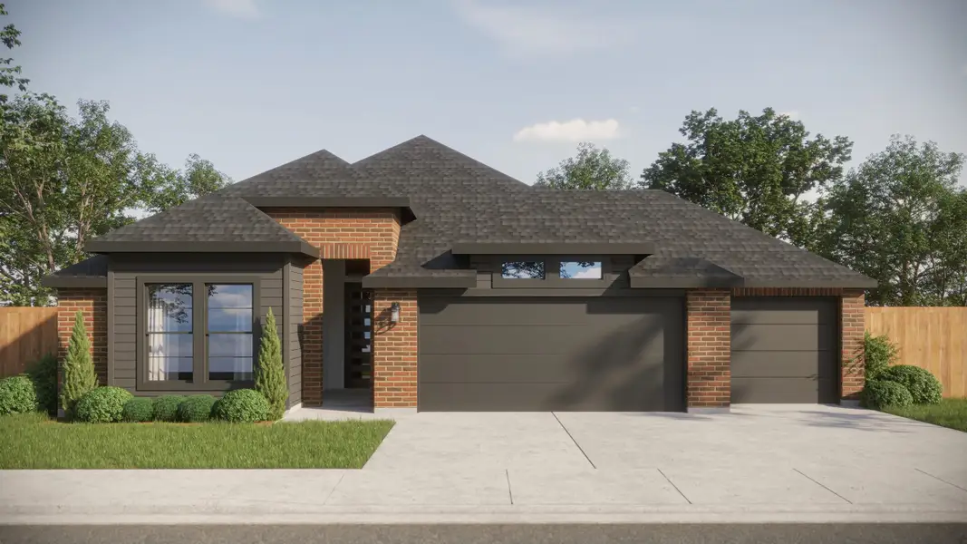 Front exterior of a home in the Bear Ridge community, located in Burleson, TX (Image 9).