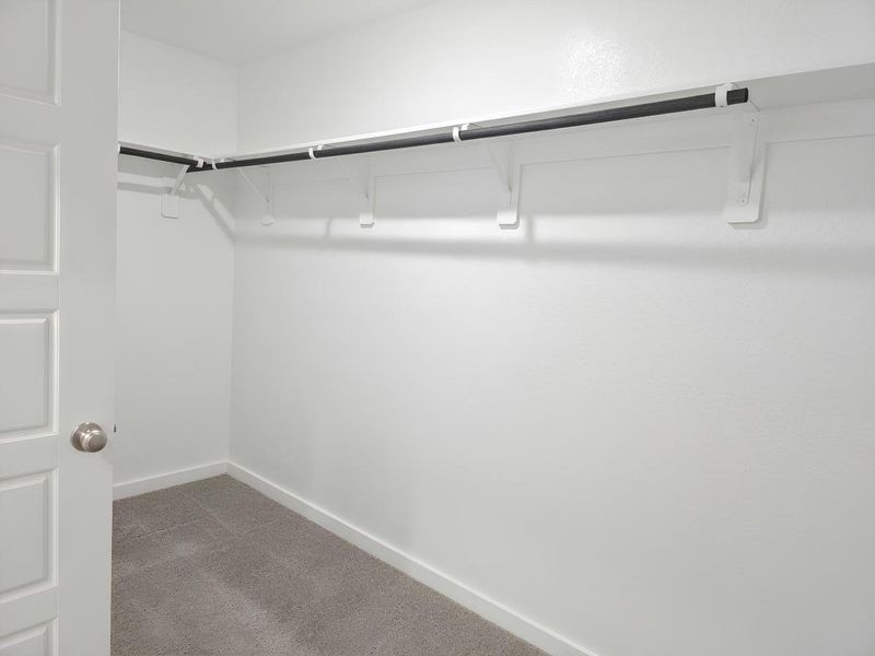 Primary walk-in closet