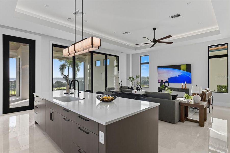 Furnished interior view inside a new home in , Montverde (Image 36).