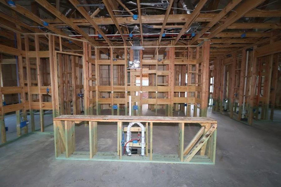 In-progress construction of a new home in ARTAVIA 65' Homesites, Conroe, TX (Image 17). In-progress construction of a new home in ARTAVIA 65' Homesites, Conroe, TX (Image 17).