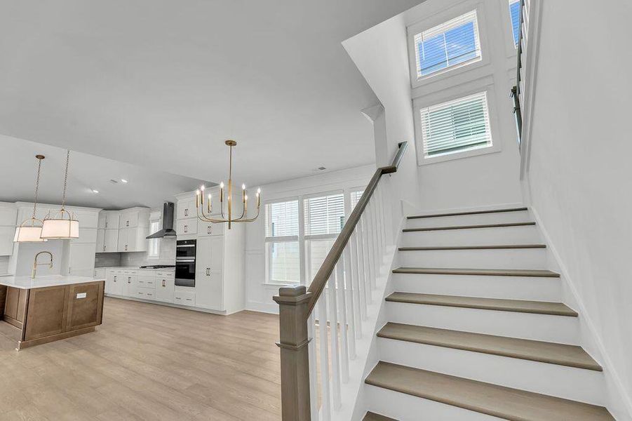 Furnished interior view inside a new home in Central Park, Charleston (Image 6).