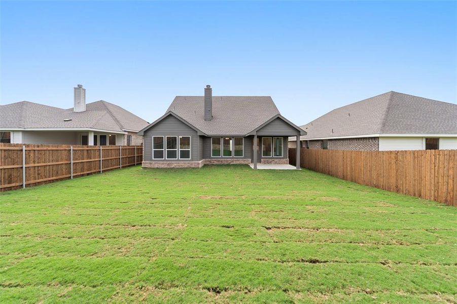 Exterior details and patio area of a home in Liberty Pointe, Gainesville (Image 23). Exterior details and patio area of a home in Liberty Pointe, Gainesville (Image 23).