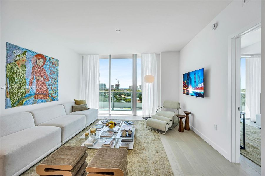 Furnished interior view inside a new home in , Bay Harbor Islands (Image 18).