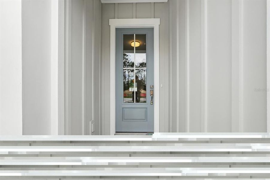 Exterior details and patio area of a home in Palm Coast Homes, Palm Coast (Image 3). Exterior details and patio area of a home in Palm Coast Homes, Palm Coast (Image 3).
