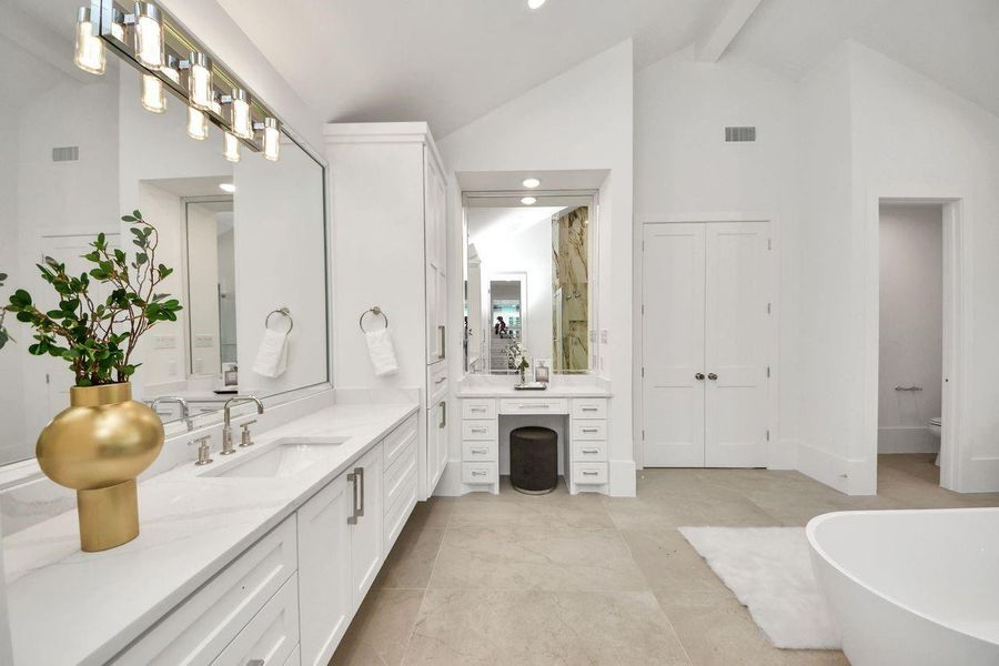 Furnished interior view inside a new home in , Houston (Image 40).