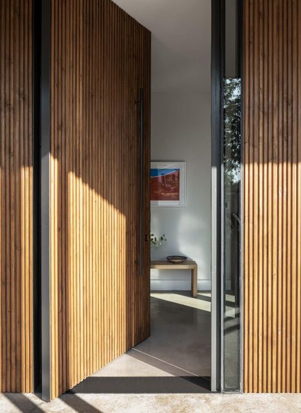 Exterior details and patio area of a home in , Austin (Image 22).