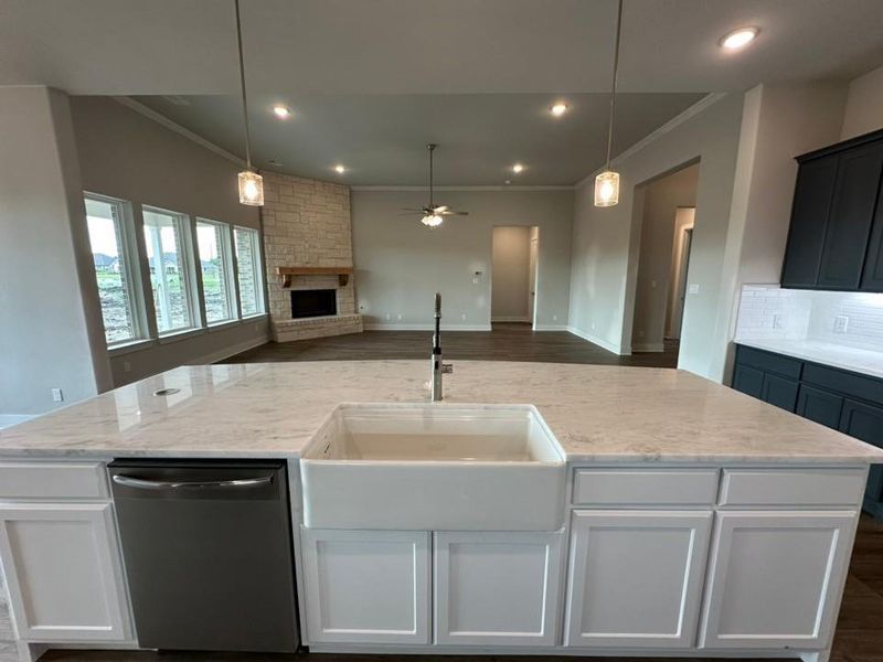 Furnished interior view inside a new home in Fannin Ranch, Leonard (Image 8).