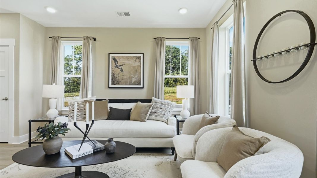 Furnished interior view inside a new home in Traynham Place, Greenville (Image 16).