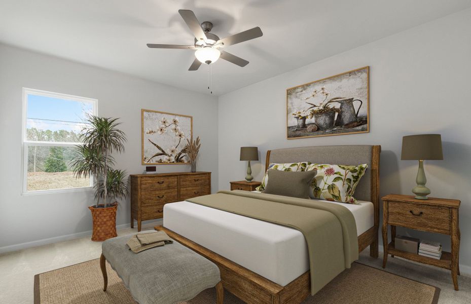 Representative furnished interior of a home built from the Dempsey by Pulte Homes in Sparrow Creek, Boiling Springs (Image 16).