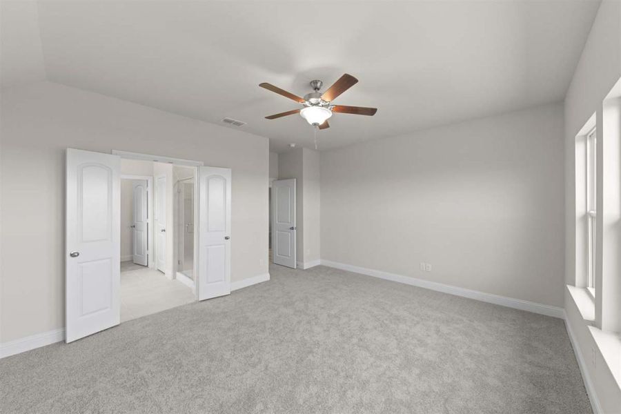 Spacious, unfurnished interior of a new home in The Reserve at Spiritas Ranch, Little Elm (Image 17).