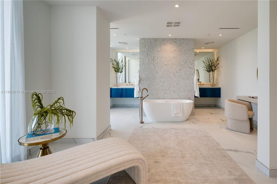 Furnished interior view inside a new home in Mr. C Residences, Miami (Image 6).