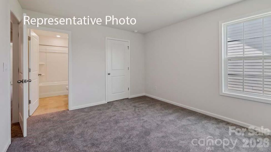 Spacious, unfurnished interior of a new home in Sanctuary at Southgate, Indian Trail (Image 43).