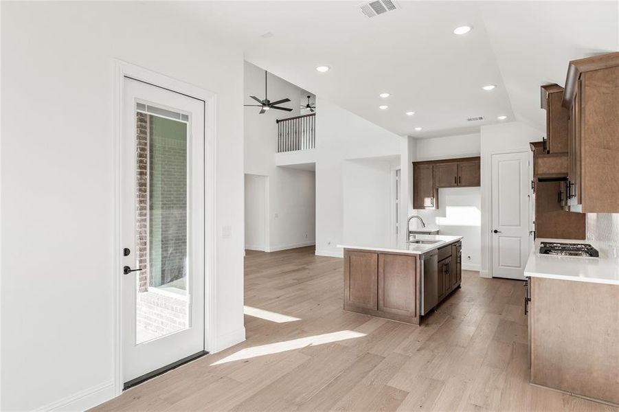 Furnished interior view inside a new home in Creekview Meadows, Pilot Point (Image 19).