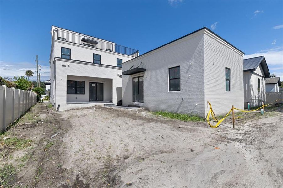 Exterior details and patio area of a home in , Tampa (Image 15). Exterior details and patio area of a home in , Tampa (Image 15).