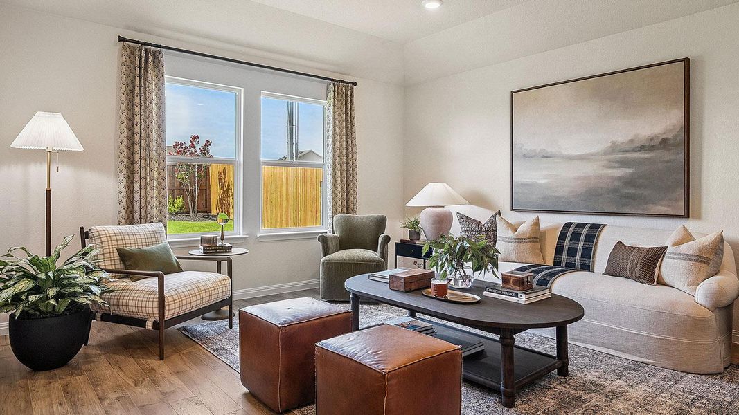 Furnished interior view inside a new home in Thunder Rock, Marble Falls (Image 25).