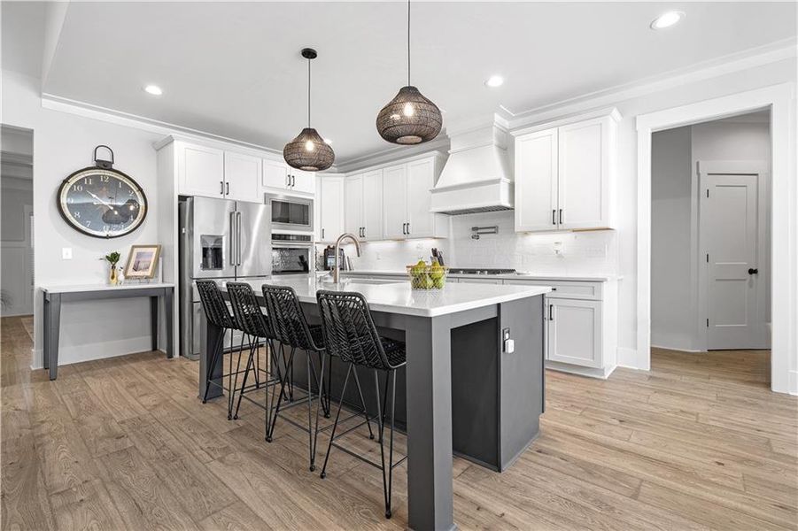 Furnished interior view inside a new home in , Monroe (Image 17).