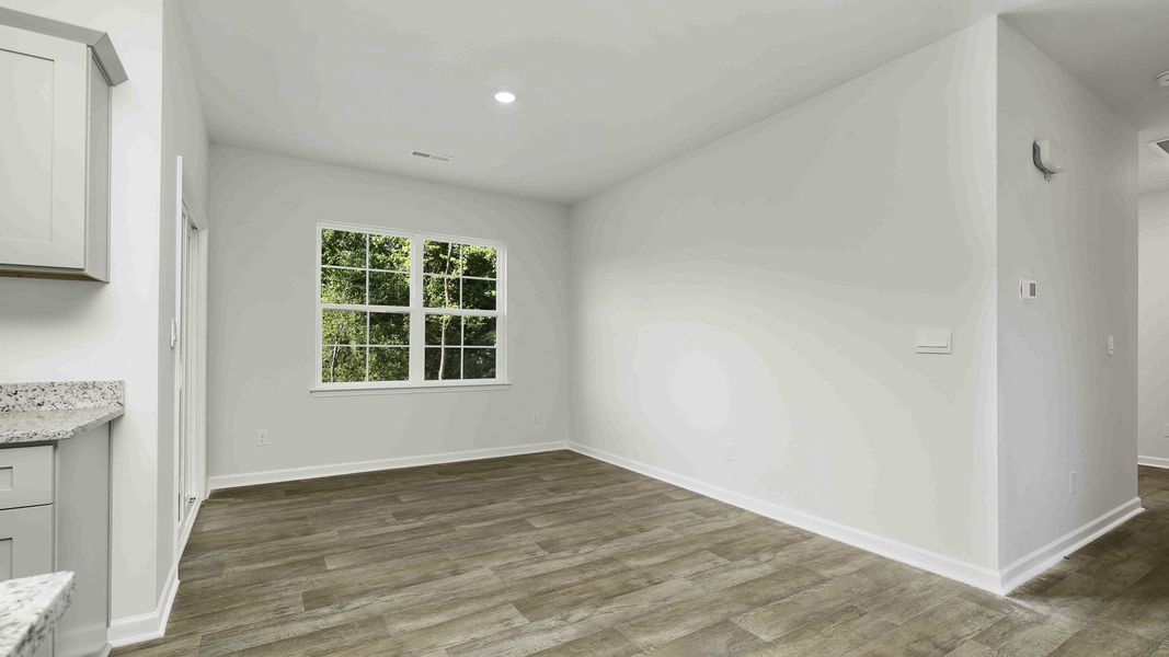 Representative unfurnished interior of a home built from the Mills by D.R. Horton in Waverly Place, Linwood (Image 12). Representative unfurnished interior of a home built from the Mills by D.R. Horton in Waverly Place, Linwood (Image 12).