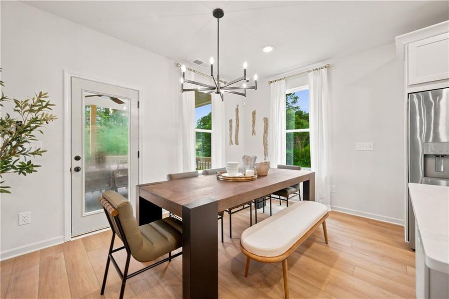 Furnished interior view inside a new home in Everson, Snellville (Image 34).