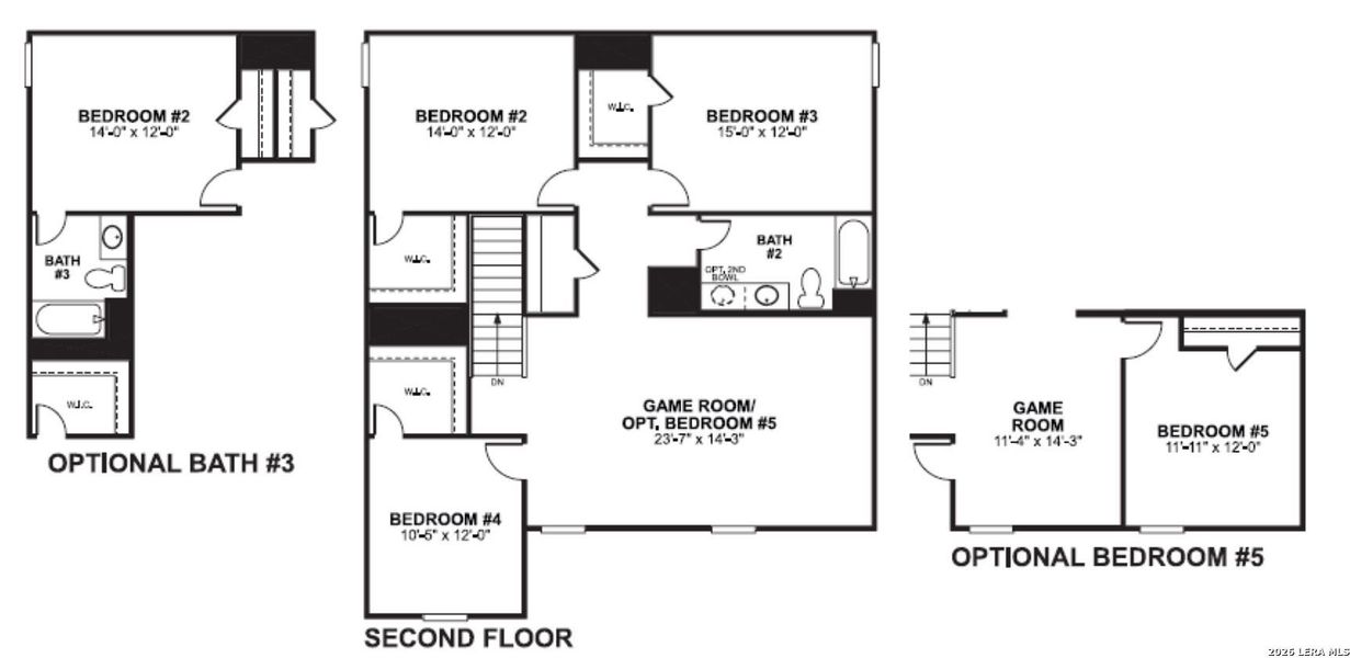 2D floor plan layout of this home in Verano Farms, San Antonio, TX (Image 4).