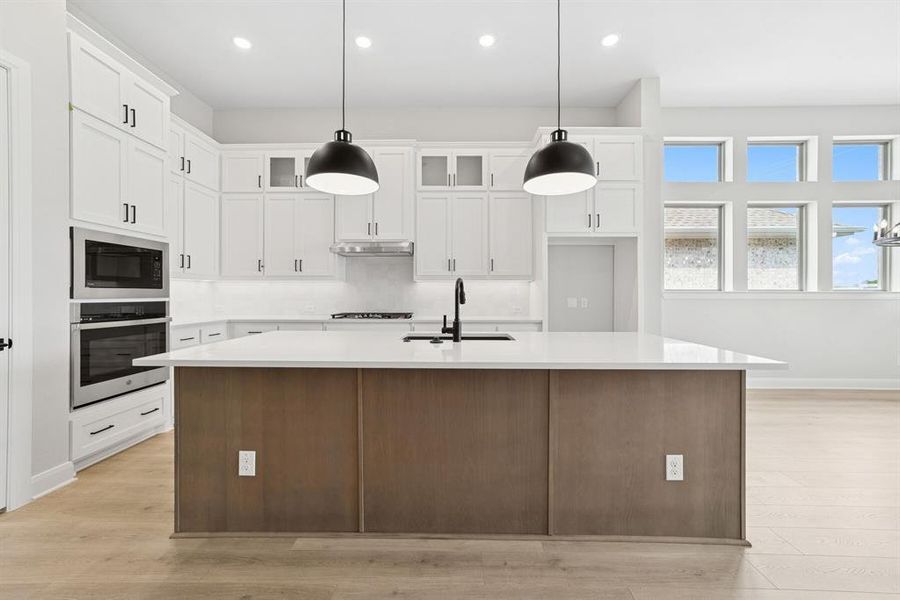 Furnished interior view inside a new home in Painted Tree - Classic Series, McKinney (Image 7). Furnished interior view inside a new home in Painted Tree - Classic Series, McKinney (Image 7).