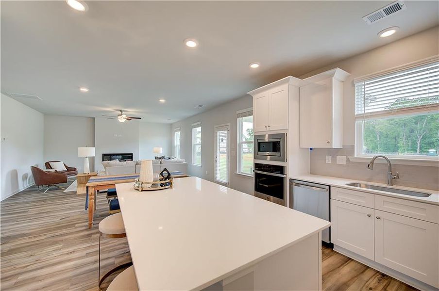 Furnished interior view inside a new home in Bowers Farm, McDonough (Image 11).