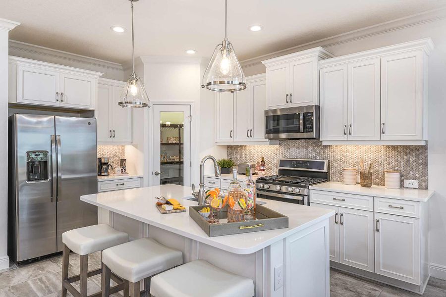 Furnished interior view inside a new home in Windward, Sarasota (Image 7).