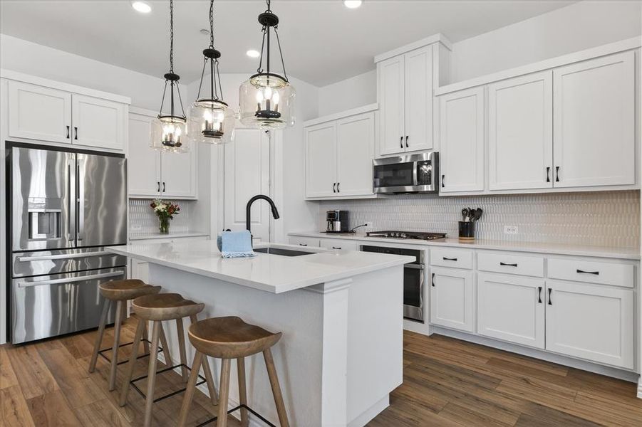 Furnished interior view inside a new home in , Sachse (Image 4).