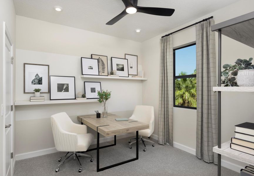 Furnished interior view inside a new home in Tradition - Cadence - Townhomes, Port St. Lucie (Image 6).