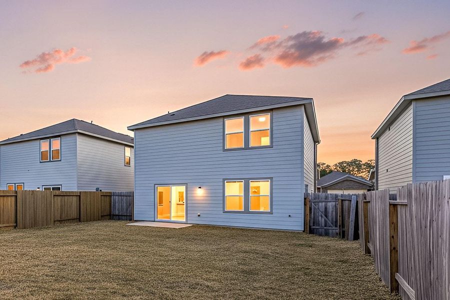 Exterior details and patio area of a home in , Houston (Image 3). Exterior details and patio area of a home in , Houston (Image 3).