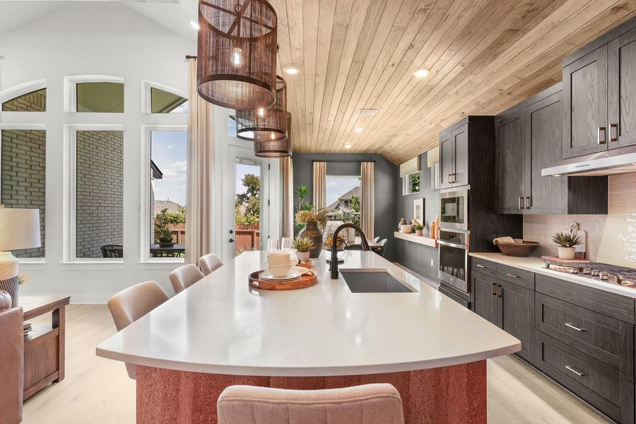 Furnished interior view inside a new home in Highland Village, Georgetown (Image 65). Furnished interior view inside a new home in Highland Village, Georgetown (Image 65).