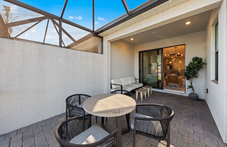 Representative exterior details of a home built from the Seagrove by DiVosta in BeachWalk by Manasota Key, Englewood (Image 4).