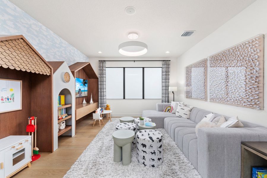 Representative furnished interior of a home built from the Polynesia by GL Homes in Lotus Edge, Boca Raton (Image 10).