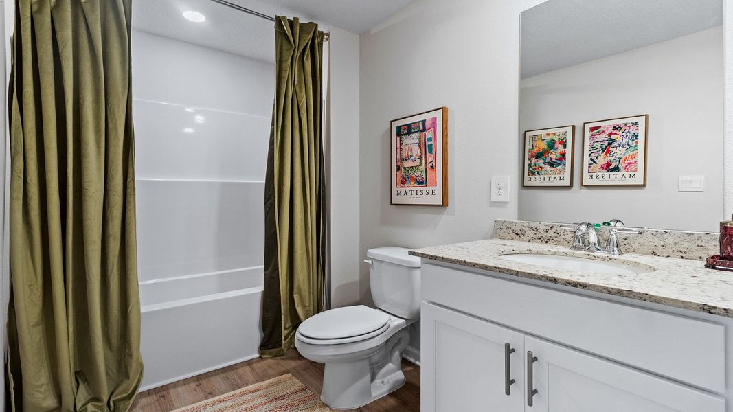 Furnished interior view inside a new home in Olson Ridge, Tallahassee (Image 33).