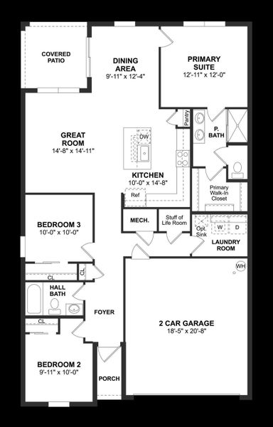 Clyde II Floorplan Clyde II Floorplan