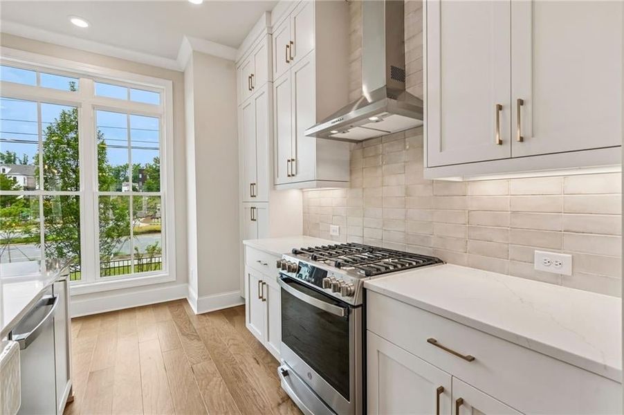 Furnished interior view inside a new home in Byers Park, Alpharetta (Image 9).
