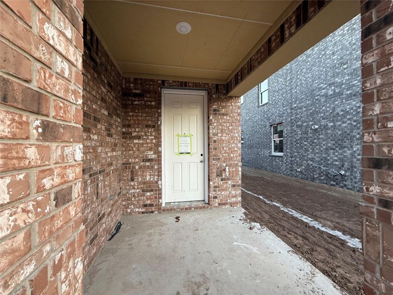 In-progress construction of a new home in The Cottages at La Cima, San Marcos, TX (Image 18).