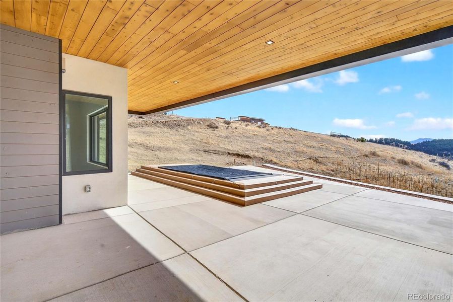 Exterior details and patio area of a home in , Golden (Image 25).