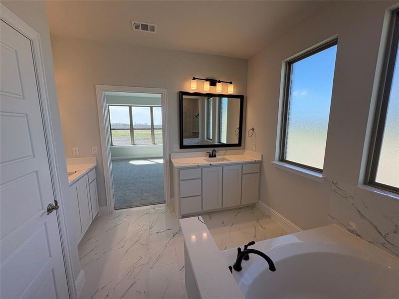 Furnished interior view inside a new home in , Lowry Crossing (Image 8).