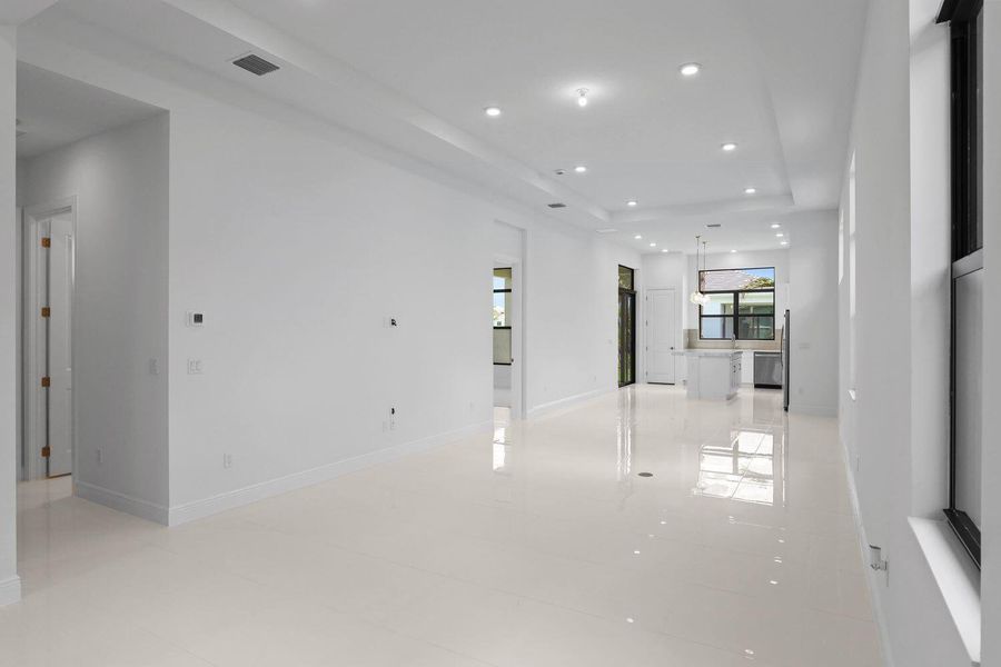 Furnished interior view inside a new home in Cresswind Palm Beach at Westlake, Westlake (Image 8).