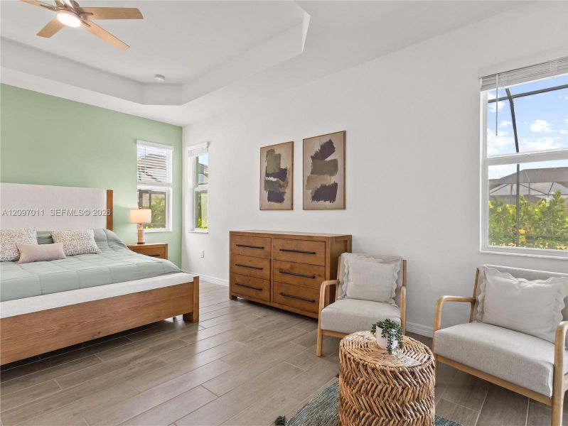 Furnished interior view inside a new home in , Punta Gorda (Image 19).