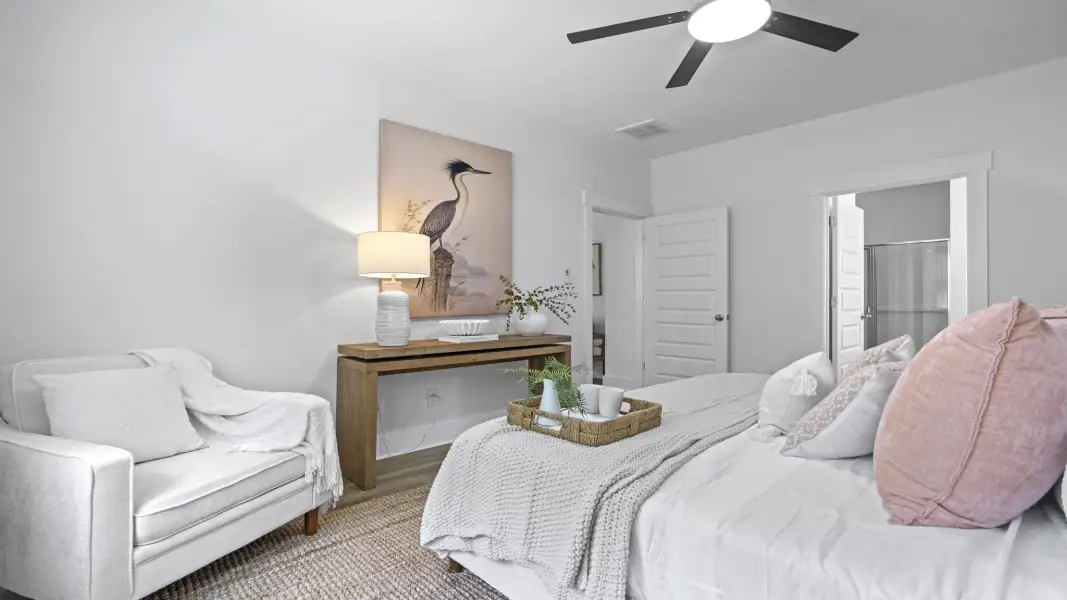 Furnished interior view inside a new home in The Pines at New Hampstead, Bloomingdale (Image 14).