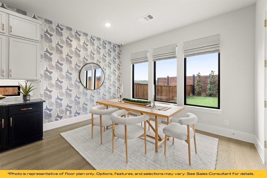 Furnished interior view inside a new home in Rio Vista at Kelly Ranch, Aledo (Image 20).