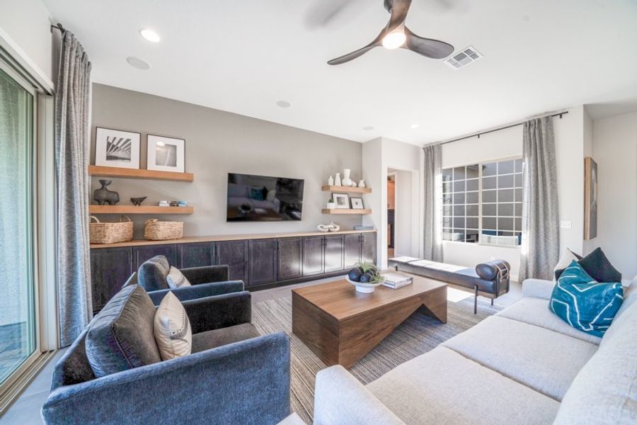 Furnished interior view inside a new home in Estrella, Goodyear (Image 7).