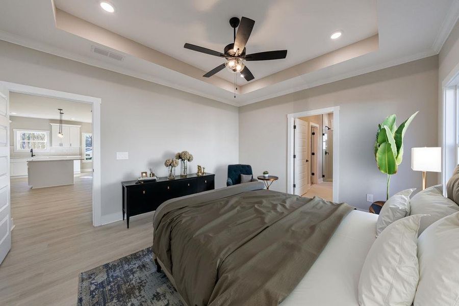 Furnished interior view inside a new home in , Carrollton (Image 15).
