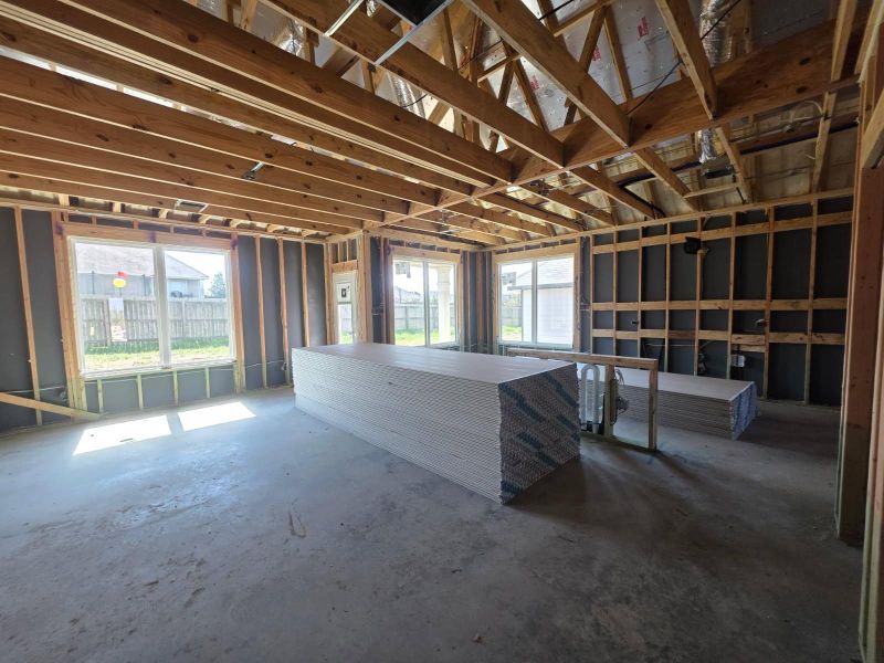 In-progress construction of a new home in , Brenham, TX (Image 6).