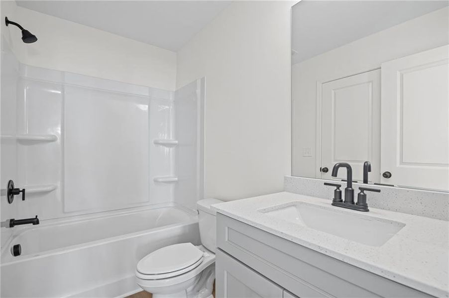 Furnished interior view inside a new home in The Village at River Green, Canton (Image 9).