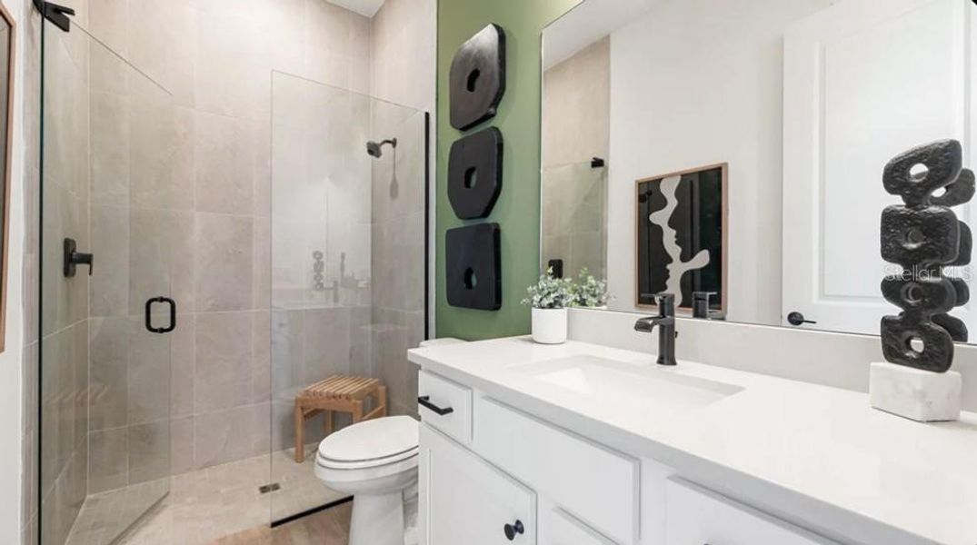 Furnished interior view inside a new home in Esplanade at Center Lake Ranch, St. Cloud (Image 11). Furnished interior view inside a new home in Esplanade at Center Lake Ranch, St. Cloud (Image 11).