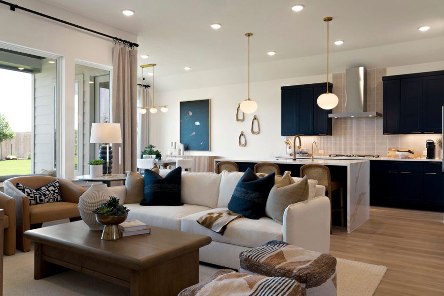 Furnished interior view inside a new home in Lagos Reserve, Manor (Image 15).